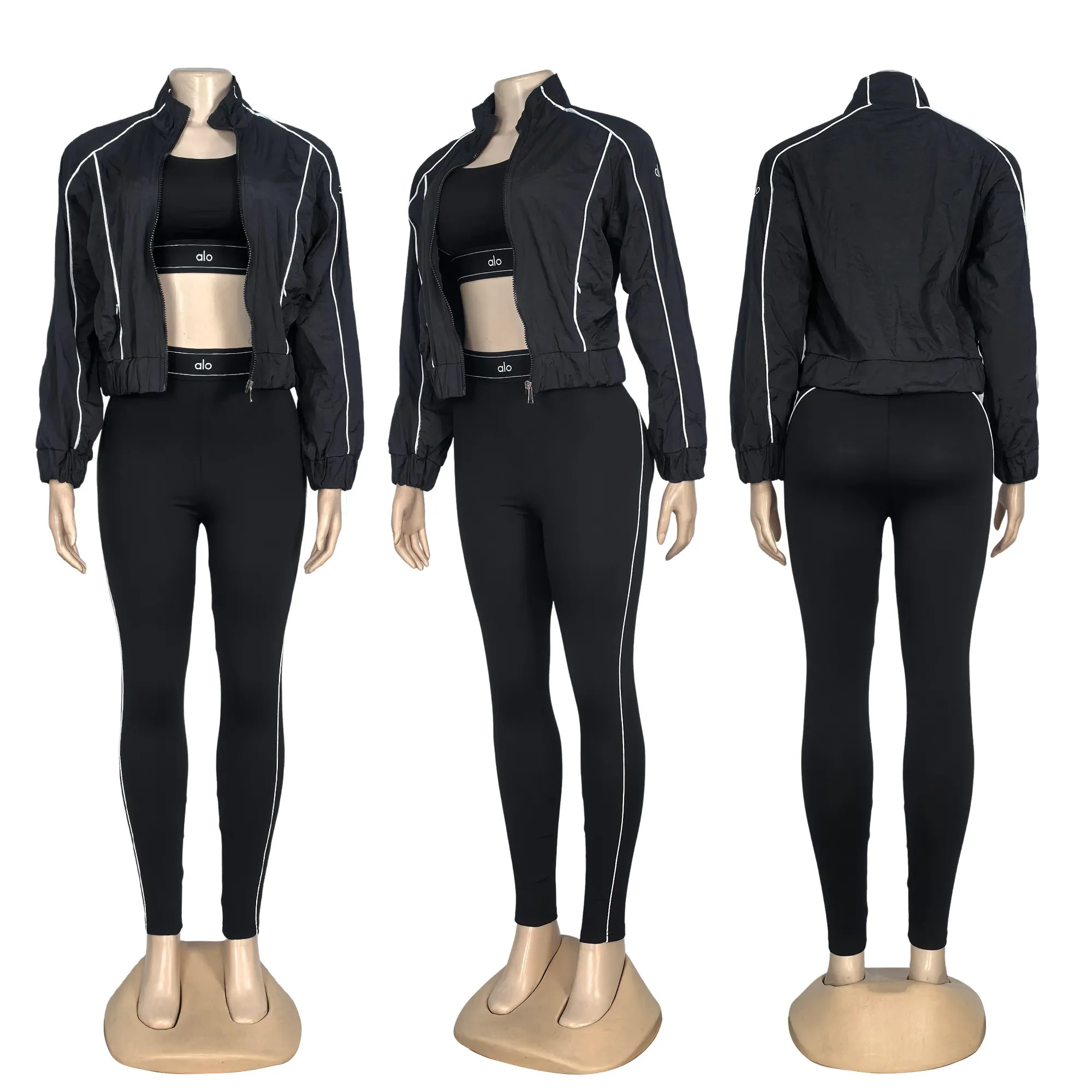 Three-piece trousers set